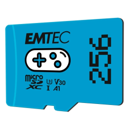 Emtec MicroSDXC 256GB UHSI U3 V30 A1 Gaming Blue