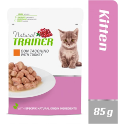 NT CAT KITTEN&JUNIOR TURKEY 85G - KONSERVI AR TĪTARU KAĶĒNIEM UN JUNIORIEM ,12gb,