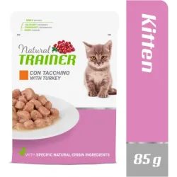 NT CAT KITTEN&JUNIOR TURKEY 85G - КОНСЕРВЫ С ИНДЕЙКОЙ ДЛЯ КОТЯТ И ЮНИОРОВ ,12gb,
