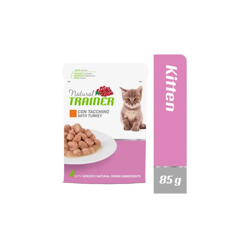 NT CAT KITTEN&JUNIOR TURKEY 85G - KONSERVI AR TĪTARU KAĶĒNIEM UN JUNIORIEM ,12gb,