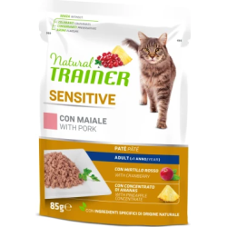 NT KONS. CAT SP. SENSITIVE PORK BS 85G - pilnvērtīga un sabalansēta barība pieaugušiem kaķiem ,12gb,