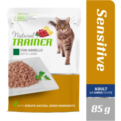 NT SENSITIVE LAMB BUSTA 85G - KONSERVI AR JĒRU PIEAUGUŠIEM JUTĪGIEM KAĶIEM ,12gb,