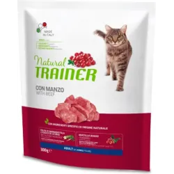 NT CAT ADULT WITH BEEF 300 gr - pilnvērtīga un sabalansēta barība pieaugušiem kaķiem no 1 gada vecuma, ar liellopu gaļu