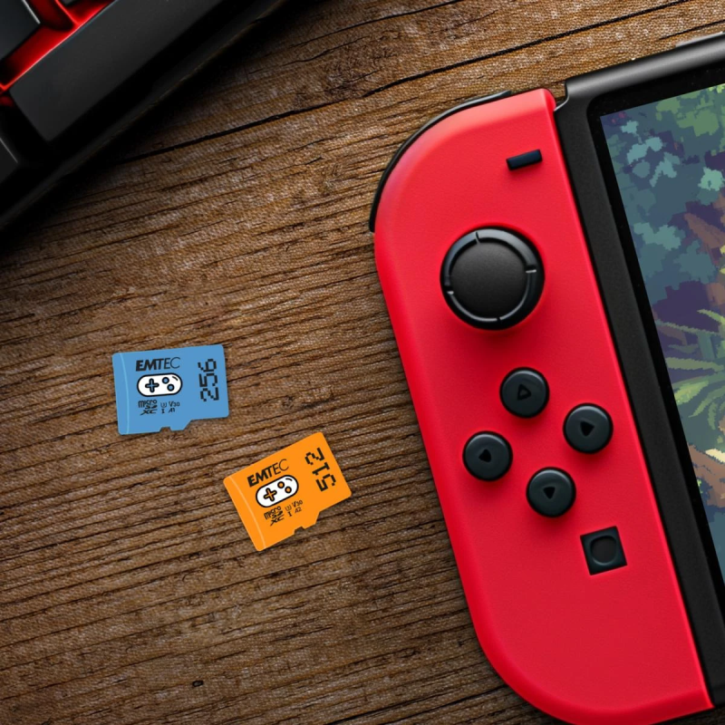 Emtec MicroSDXC 256GB UHSI U3 V30 A1 Gaming Blue