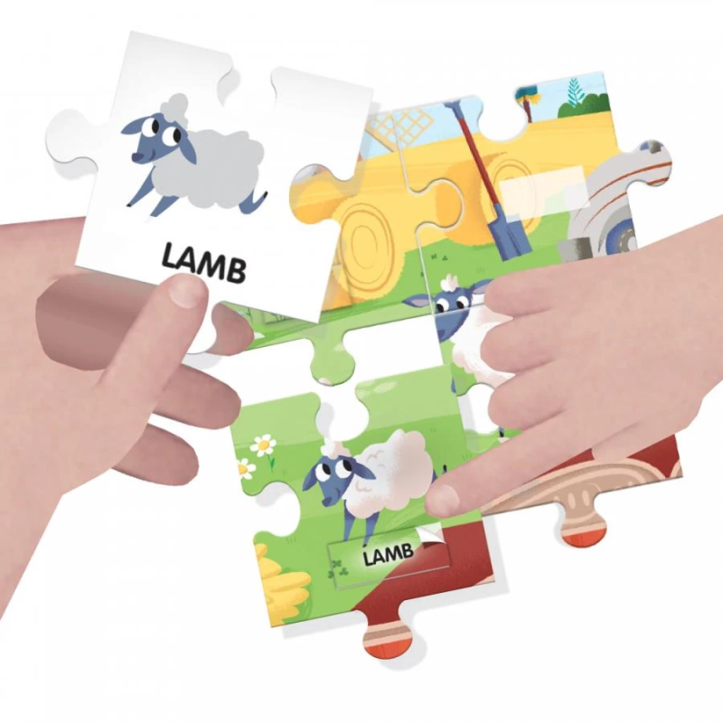 HEADU Izglītojoša spēle pirmsskolas vecuma bērniem ´´Easy English´´ 100 vārdi - Ferma