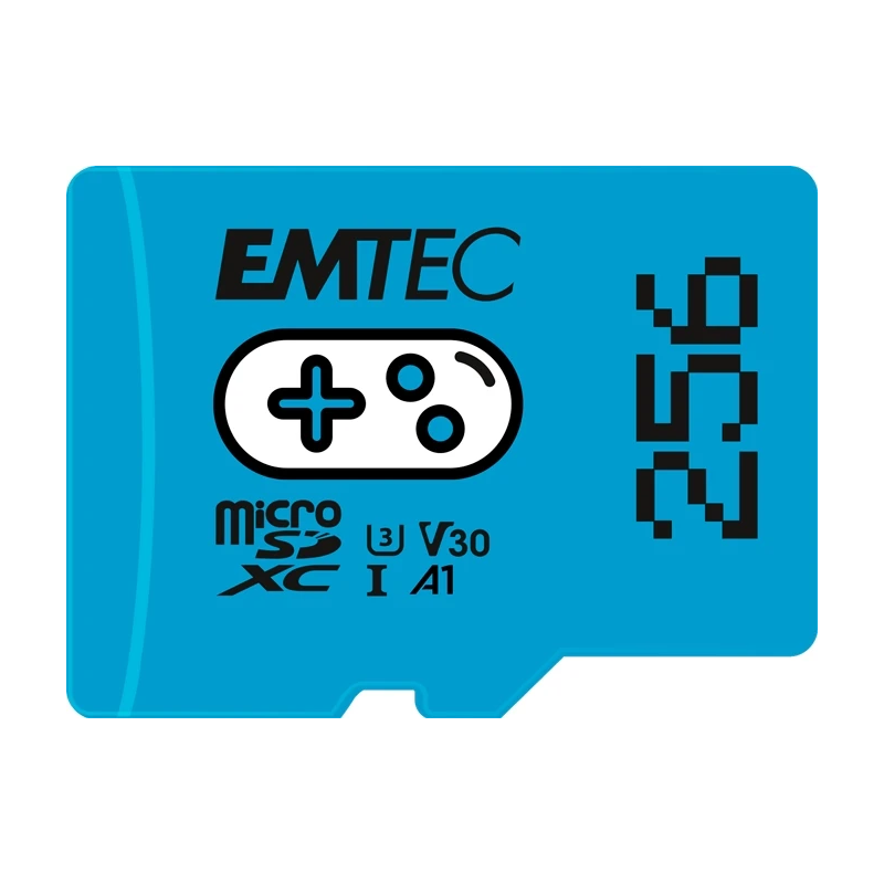 Emtec MicroSDXC 256GB UHSI U3 V30 A1 Gaming Blue