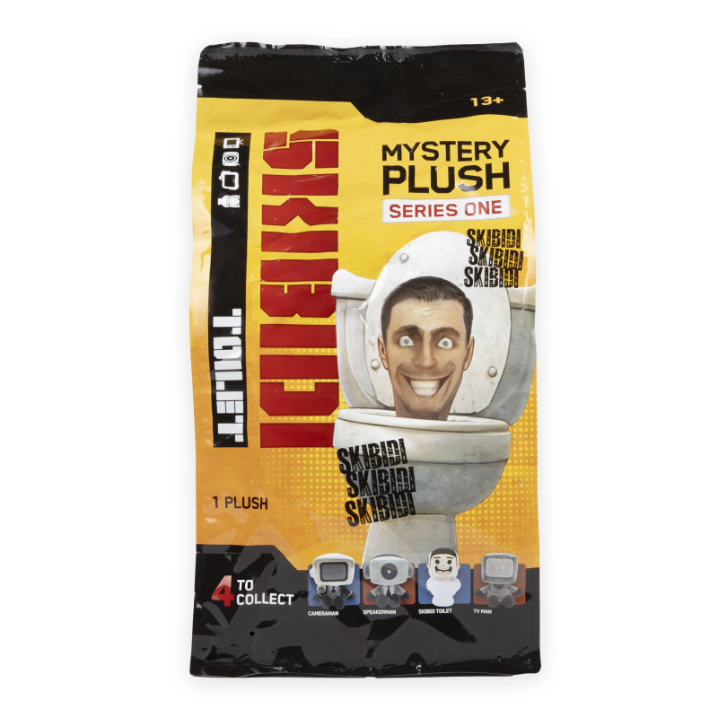 SKIBIDI TOILET Mystery Plush, 28 cm