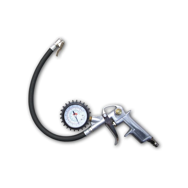 Riepu pumpēšanas pistole ar manometru