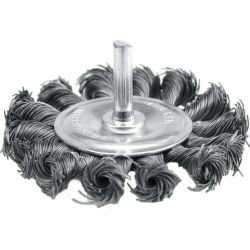 Diskveida birste D-75mm, žņaugveida, ar turētāju