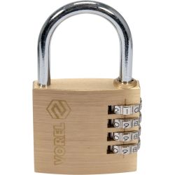 Pakabinama spyna 50mm, 4 kodų variantų derinys