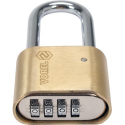 Piekaramā slēdzene 50 mm, pagarināts, ar kodu