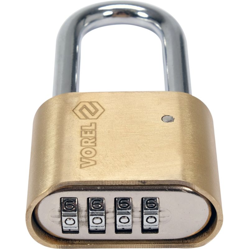 Piekaramā slēdzene 50 mm, pagarināts, ar kodu