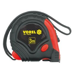 Mērlente ar 3 fiks. 7.5 m x 25 mm