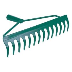 Metāla grābeklis,14 zobi, bez kāta