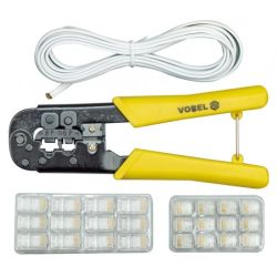 Replės klemoms ,komplekte : 12 vnt. - RJ45, 12 ш