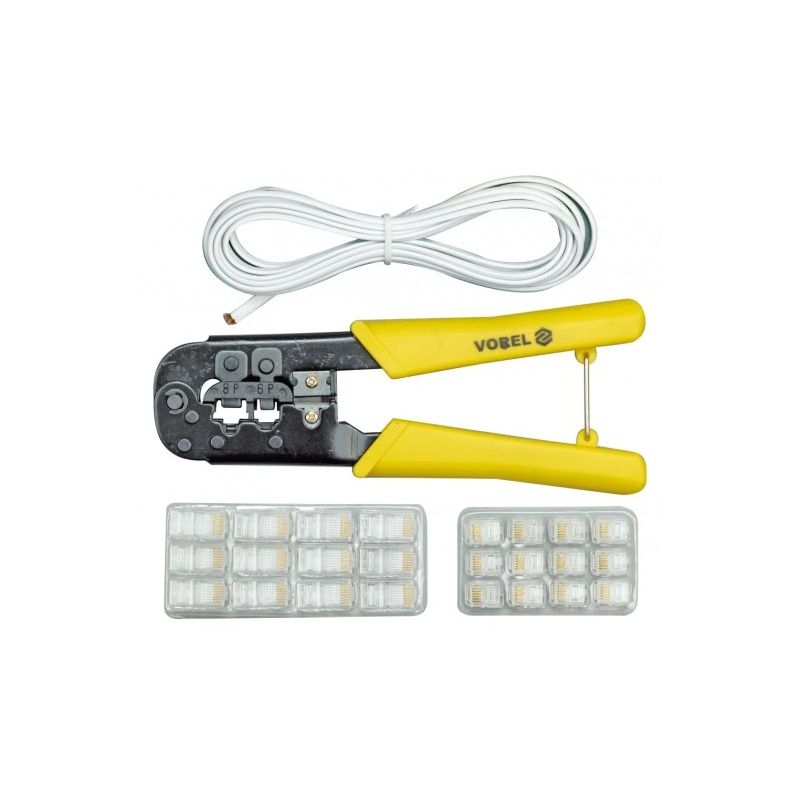 Saspiešanas knaibles datorvadiem komplekts