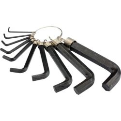 Šešiakampių raktų komplektas 10 vnt. , 2-14mm