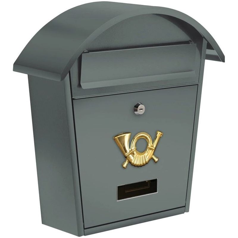 Pastkastīte 380x320x105mm. pelēks