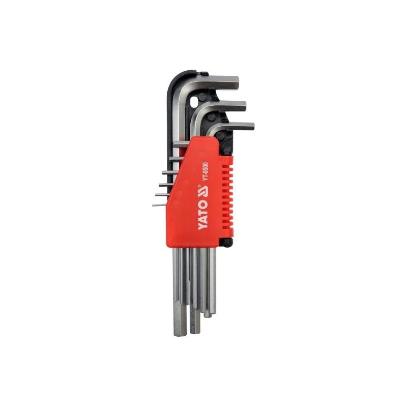 Hex key set 9 pcs., CrV6150