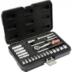 Socket set 25 pcs., 1-4'