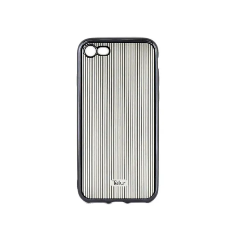 Tellur Cover Silicone for iPhone 7 Vertical Stripes black