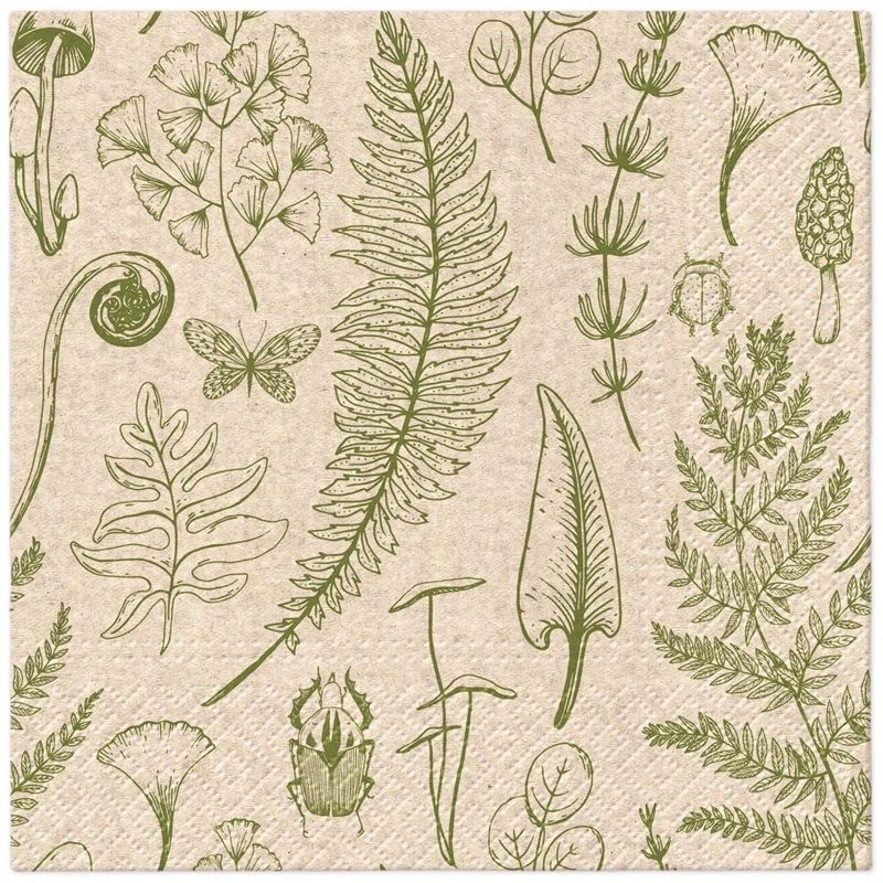 Salvetes. 330 mm x 330 mm. 20 gab.