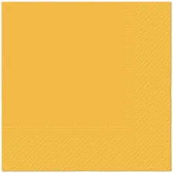 Бумажные салфетки PAW, 33 см x 33 см, желтый цв., 20 шт.