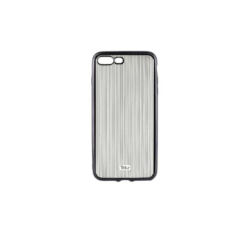 Tellur Cover Silicone for iPhone 7 Plus Vertical Stripes black