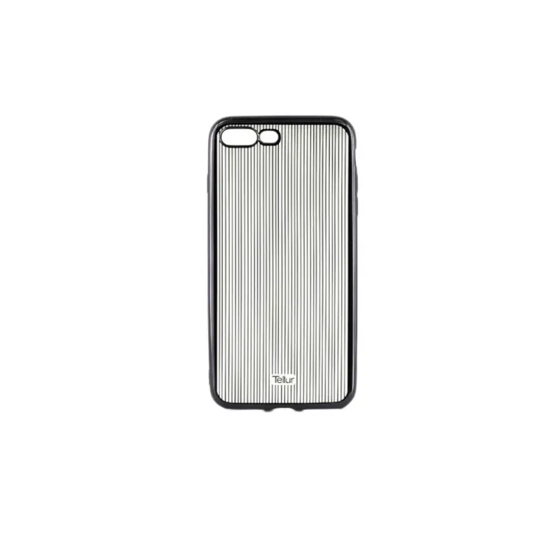 Tellur Cover Silicone for iPhone 7 Plus Vertical Stripes black