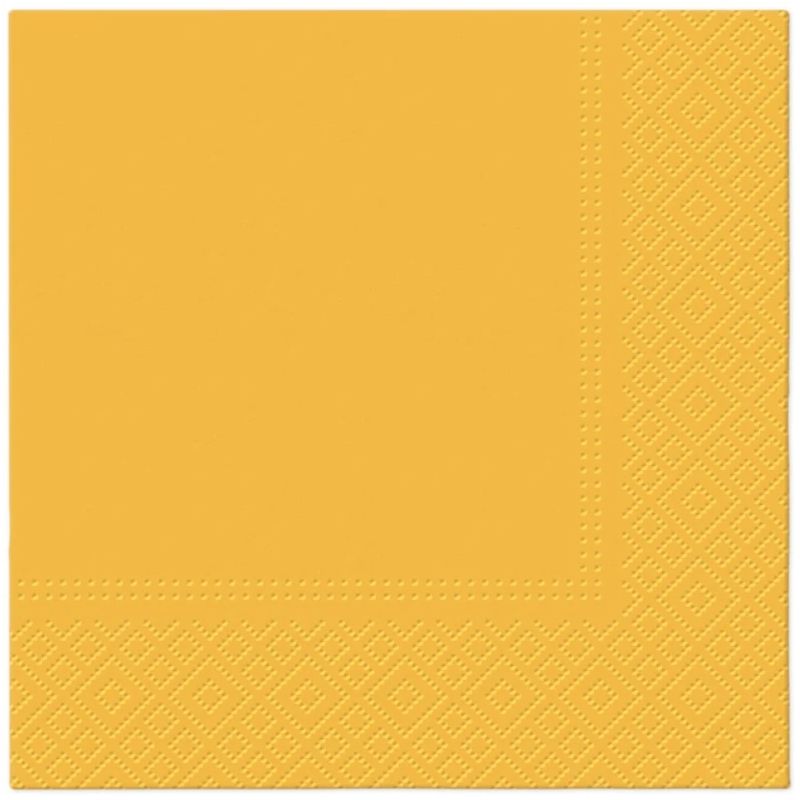 Salvetes. 330 mm x 330 mm. dzeltena. 20 gab.