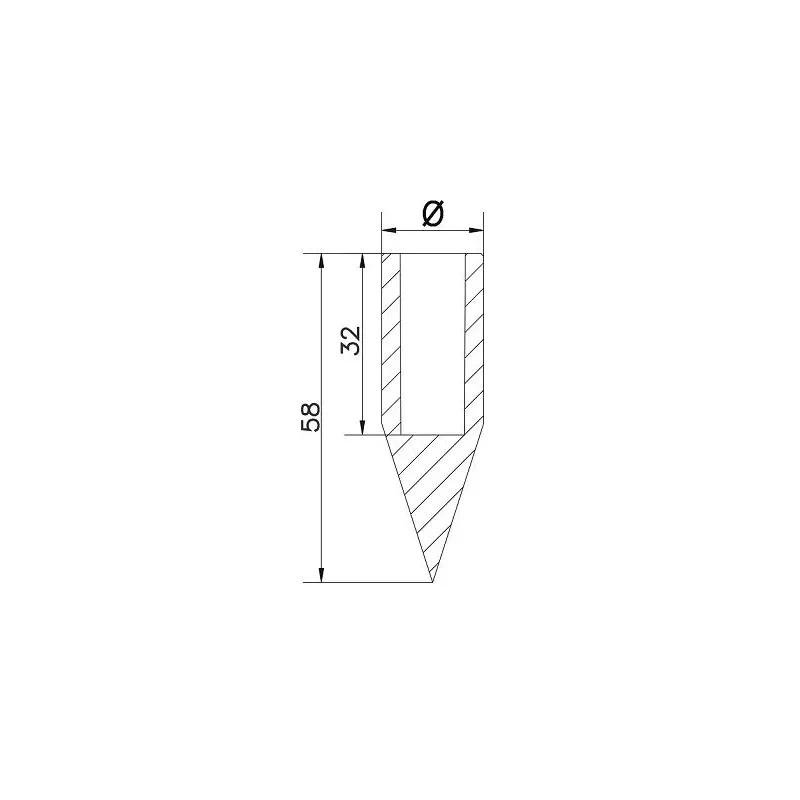 Zemešanas stieņa uzgalis AH Hardt D16-20