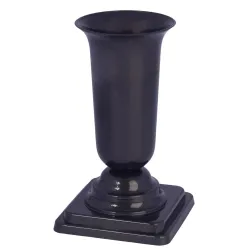 Ваза на кладбище Form Plastic Dama 1062, 34.5 см, серый цв.