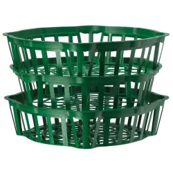 Stādīšanas grozs Diana, plastmasa, zaļa krās.