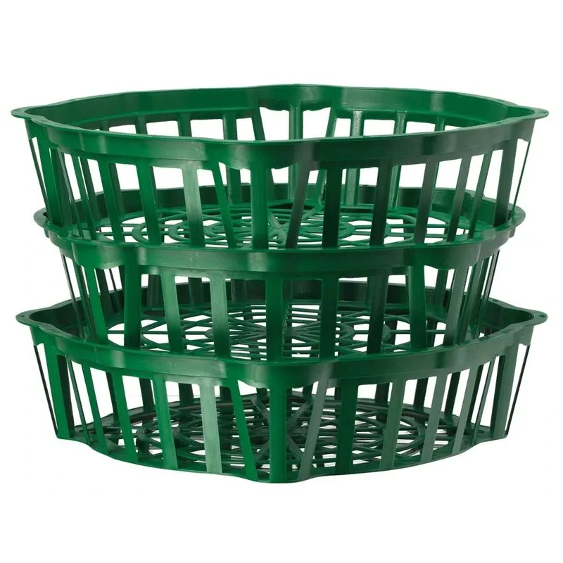 Stādīšanas grozs Diana, plastmasa, zaļa krās.