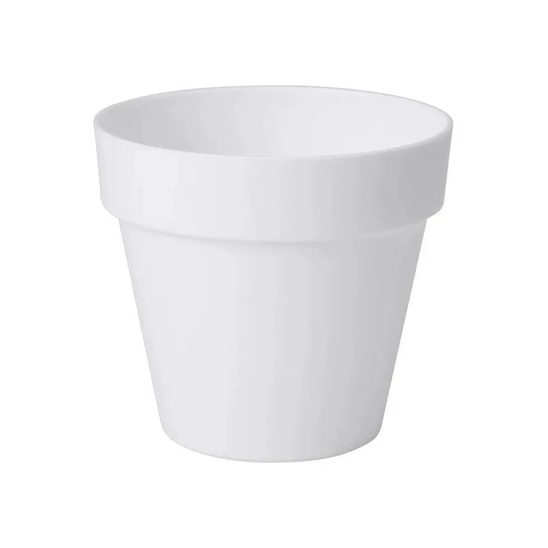 Puķu pods Form Plastic Ibiza Soft Mat 4160, plastmasa, balta krās.