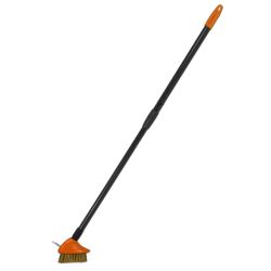 Birste bruģa tīrīšanai, teleskopisks rokturis.