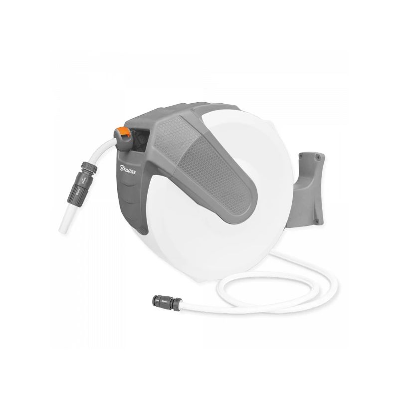 Automātiska spole ar šļūteni 1-2, 35 m un aksesuāriem, WHITE LINE