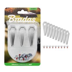 Asmeņi robotizētajam zāles pļāvējam Bosch, 9 gab.