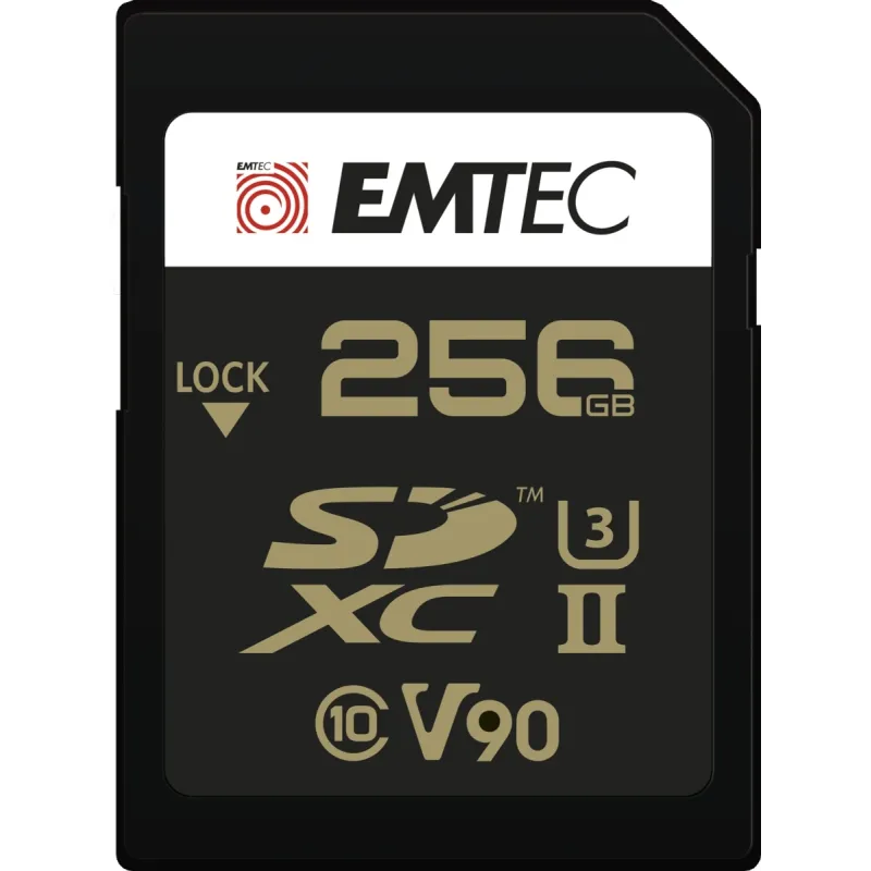Emtec SDXC 256GB UHS-II V90 SpeedIN Pro+