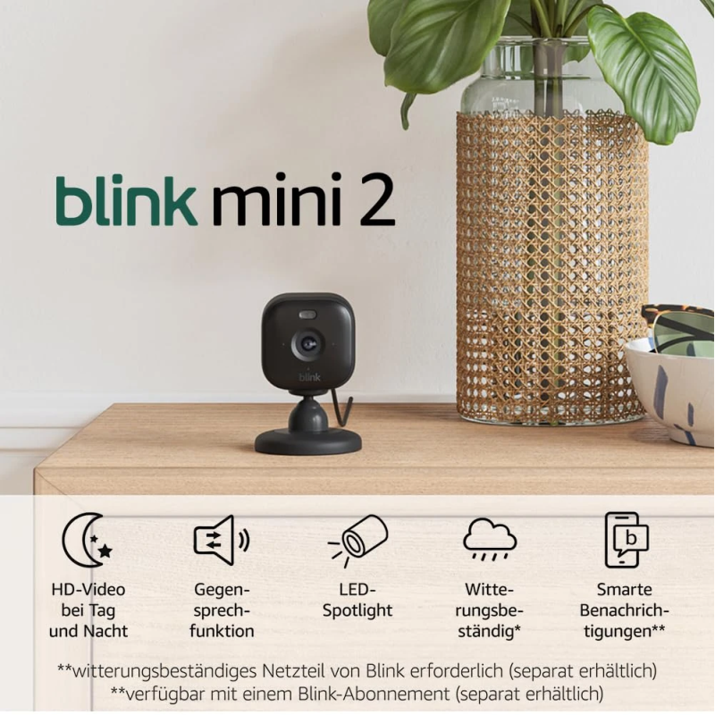 Amazon Blink Mini 2 Black