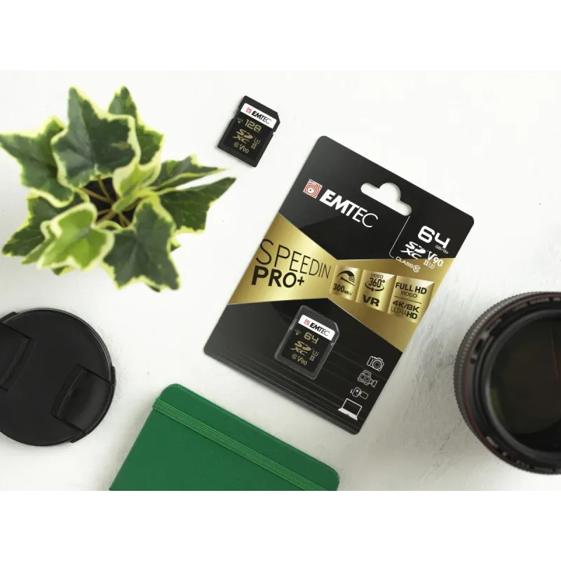 Emtec SDXC 256GB UHS-II V90 SpeedIN Pro+