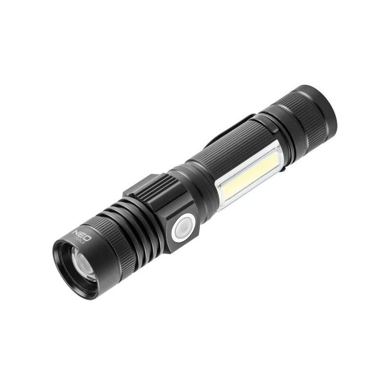 Kabatas lukturis 10W, 800 lm, 150m, LED Cree T6 + COB, IP20, 2000mAh 3.7 Li-ion