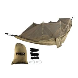 Hamaks 330x140 cm. ar moskītu tīklu