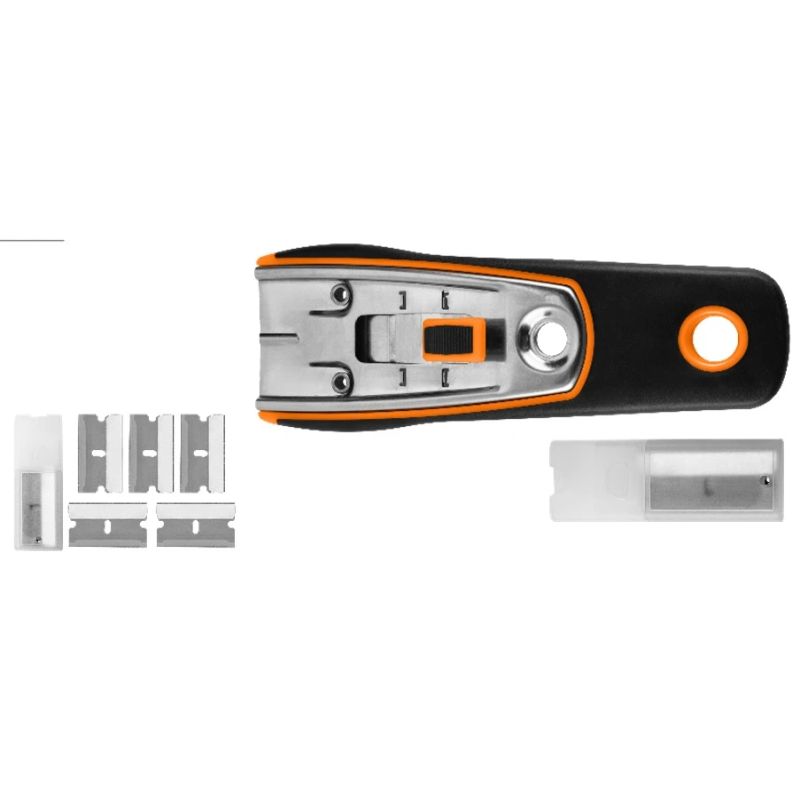 Skrāpis ar 5 asmeņiem