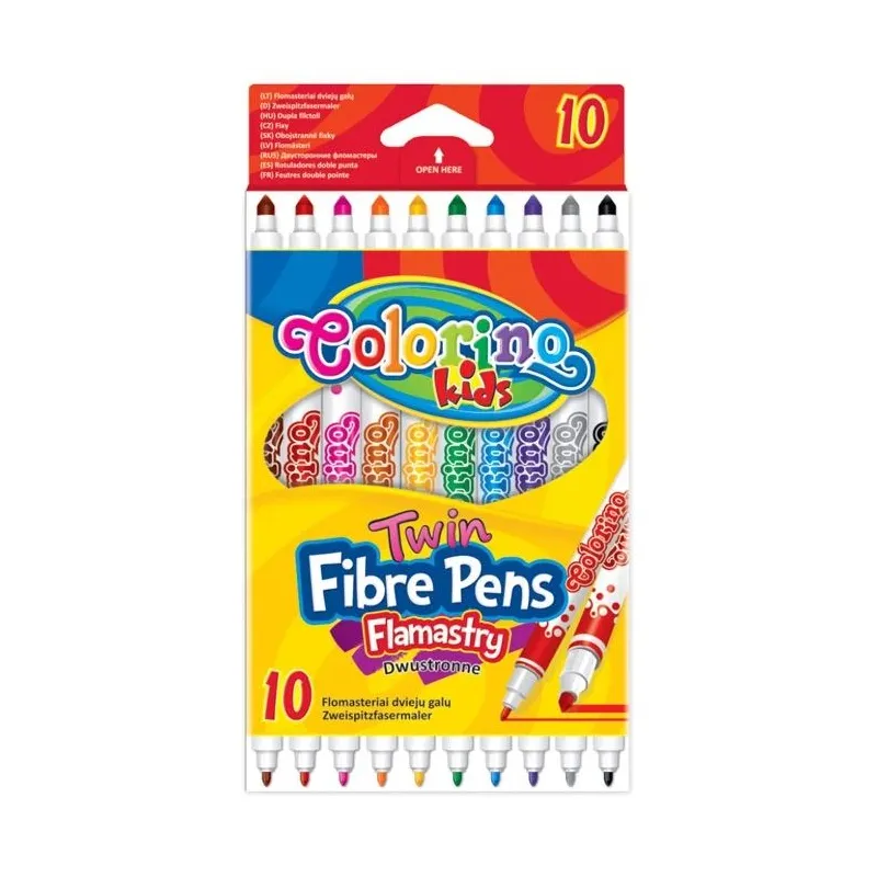 Flomāsteri Colorino 13451PTR, divpusējs, 10 gab.
