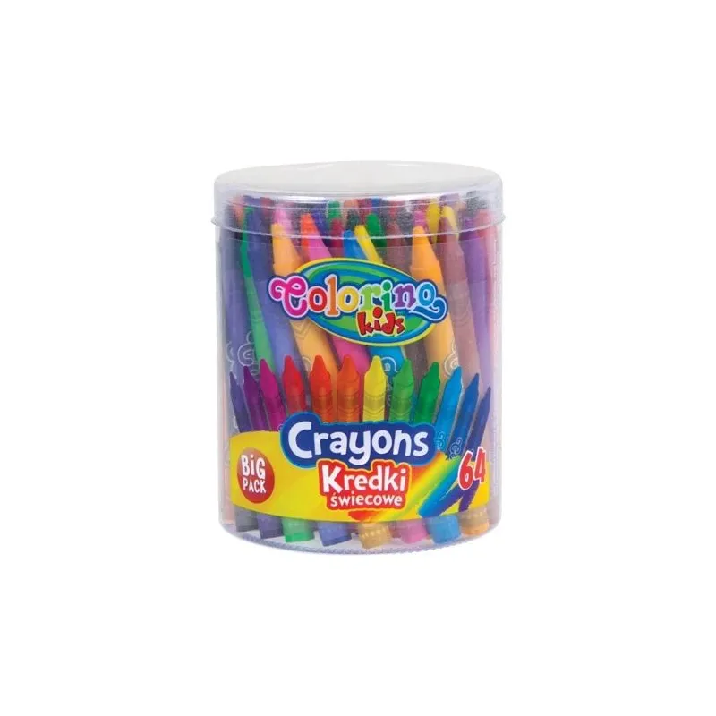 Krītiņi, vaskaina Colorino 33008PTR, 64 gab.