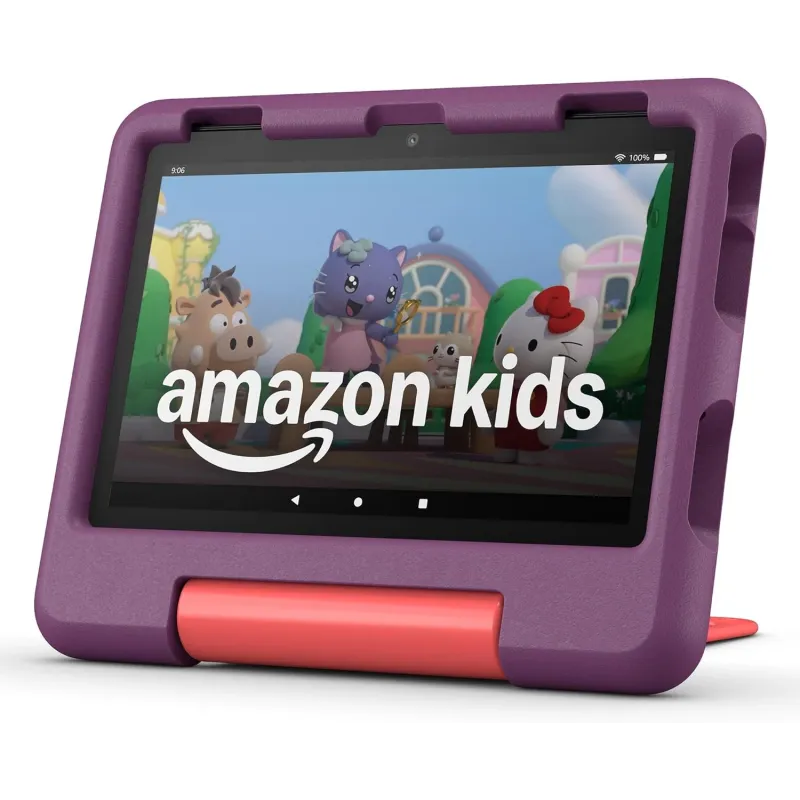 Amazon Fire HD8 Kids Tablet ,2024, 3GB-32GB Grape
