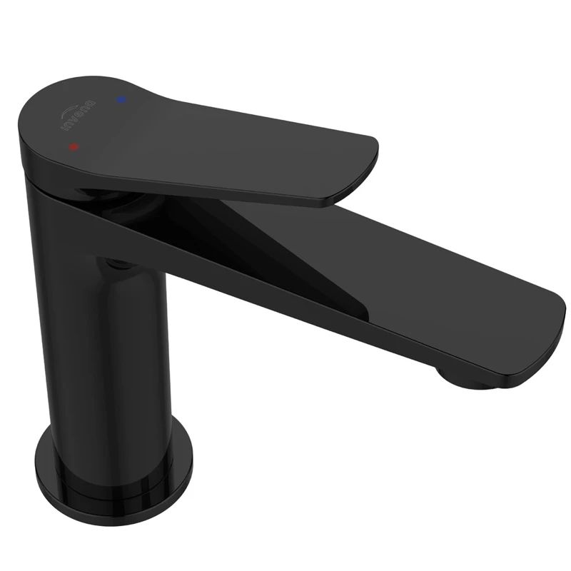 Izlietņu jaucējkrāns Invena Nestos BU-97-004-V, melna