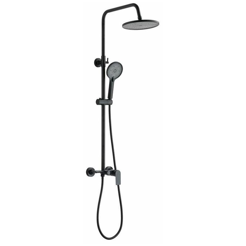 Dušas komplekts ar maisītāju Invena Rikia, melna
