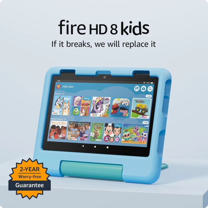Amazon Fire HD8 Kids Tablet ,2024, 3GB-32GB Blue